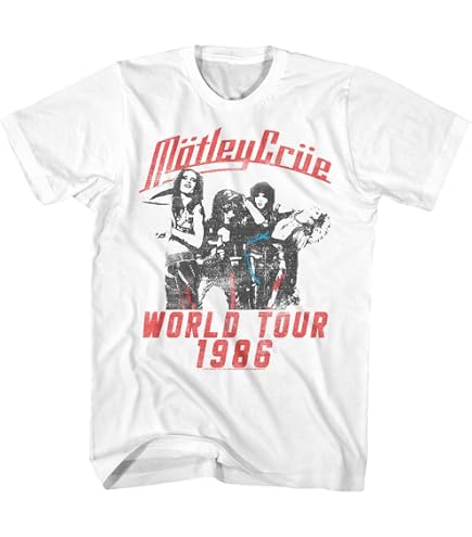 Amazon.com: Mötley Crüe – The Final Tour Caricature T-Shirt, Men's